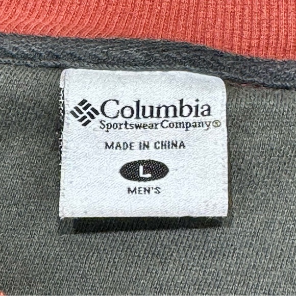 Columbia Sportswear Men’s Crewneck Sweatshirt Size Large Faded Brick Red - Picture 3 of 6